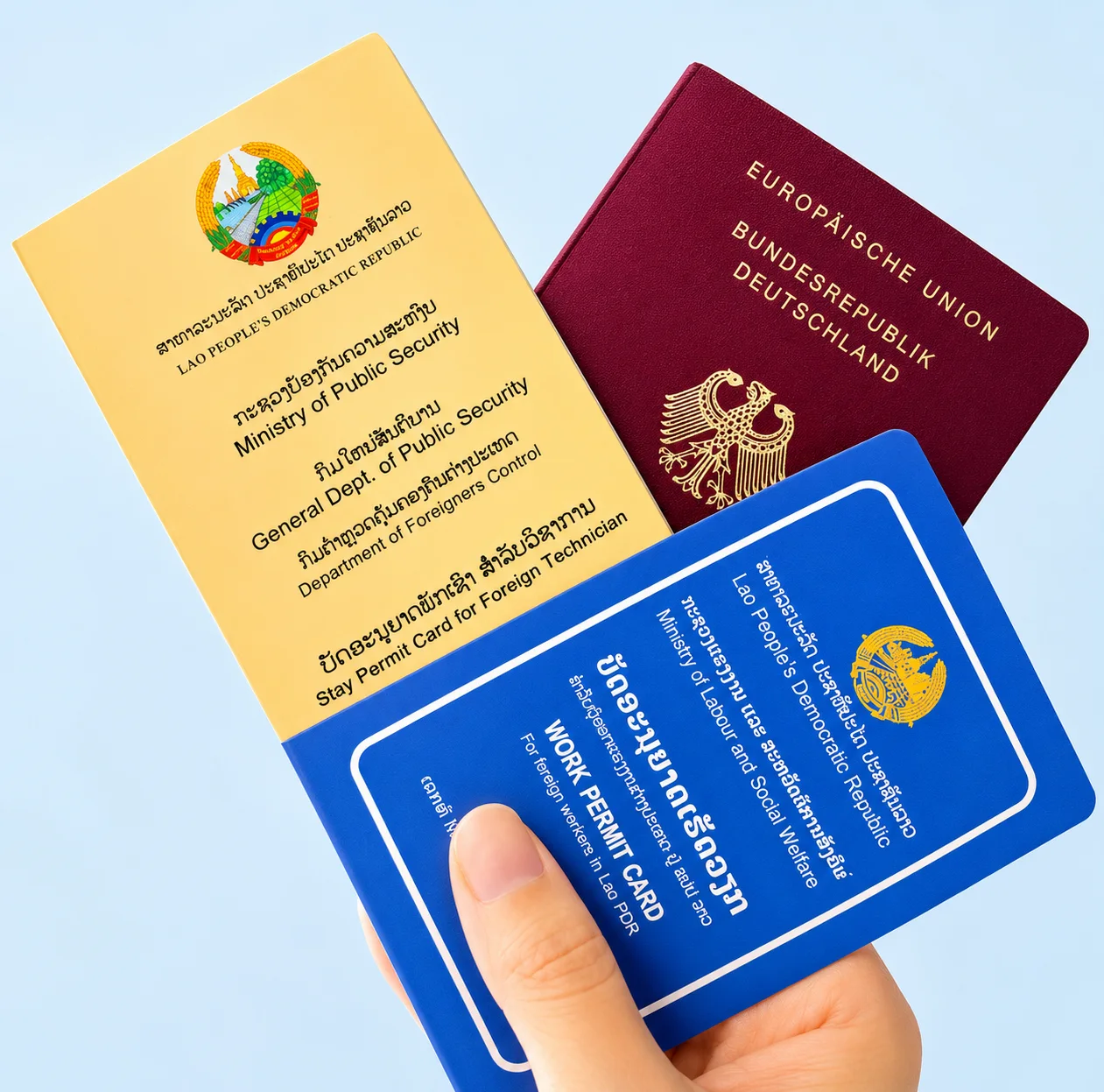 Laos long-stay visa and permit set